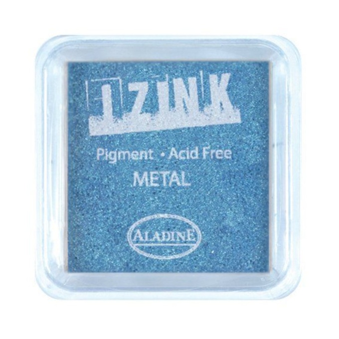 Aladine templivärv Izink Pigment, metallik helesinine