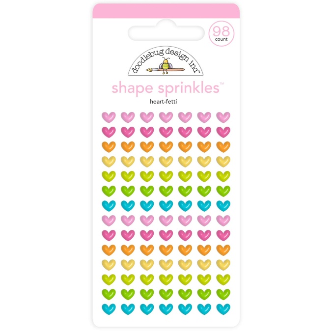 Kleebitavad südamed, Heart-Fetti 98 tk