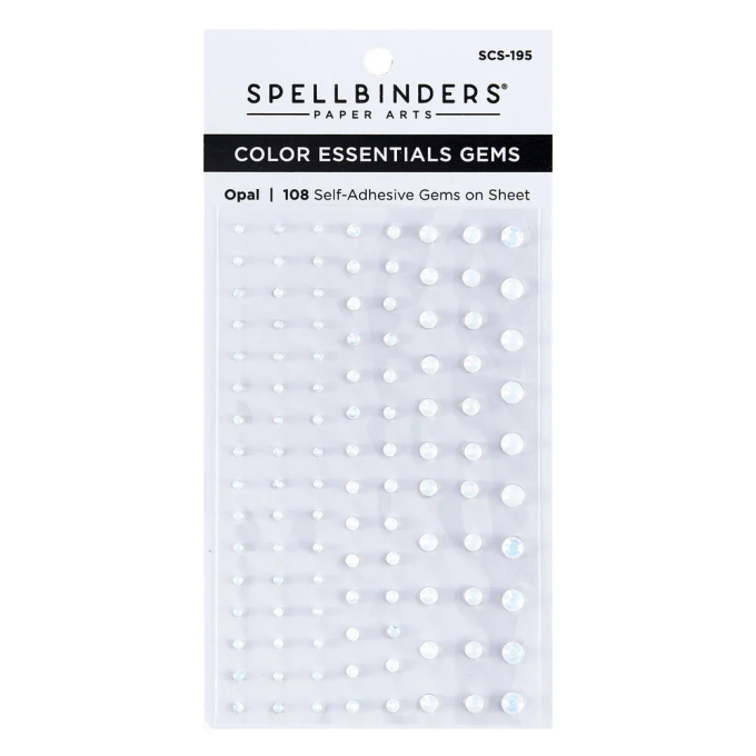 Spellbinders kleebitavad kivikesed, Opal 108 tk