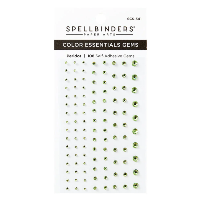Spellbinders kleebitavad kivikesed, Peridot 108 tk