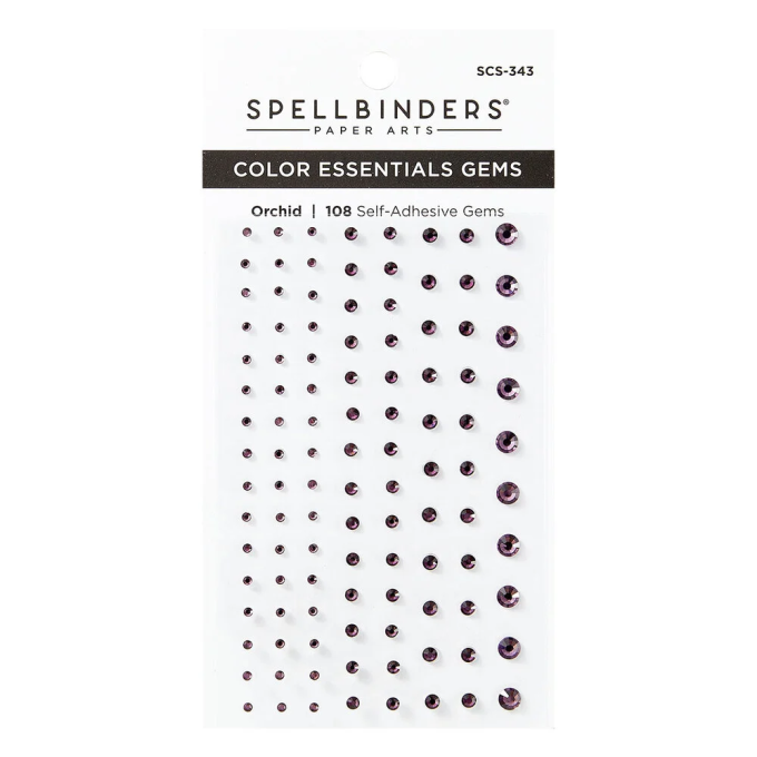 Spellbinders kleebitavad kivikesed, Orchid 108 tk