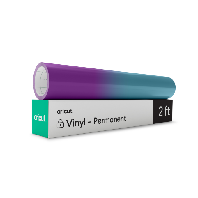 Cricut värvimuutev vinüül (al. 31ºC) Purple - Turquoise, püsiv