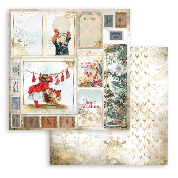 Stamperia Romantic Christmas Cards