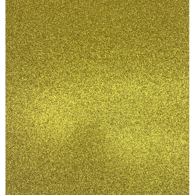 Kahepoolne glitterkartong Gold 12"