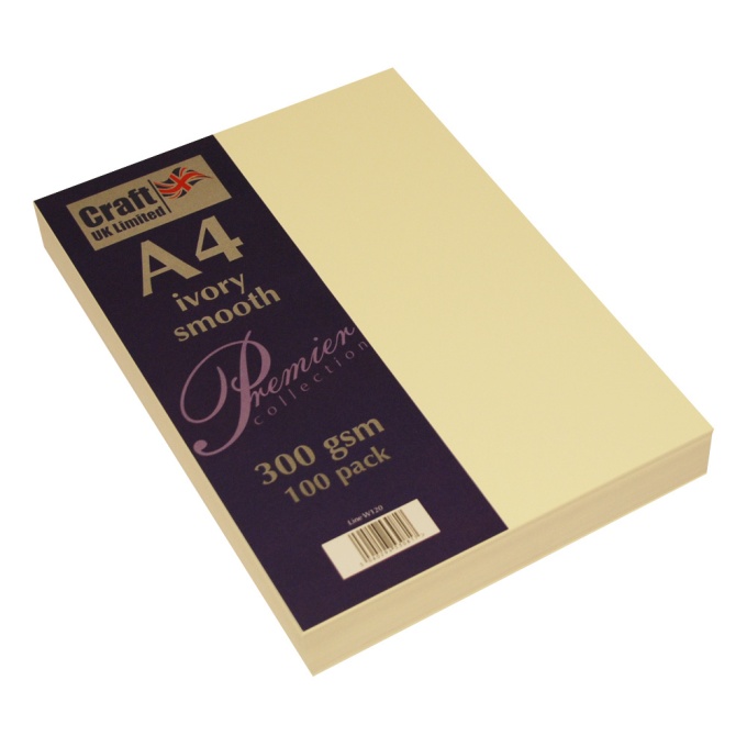 Premium Collection A4 Ivory Smooth Paper Pack