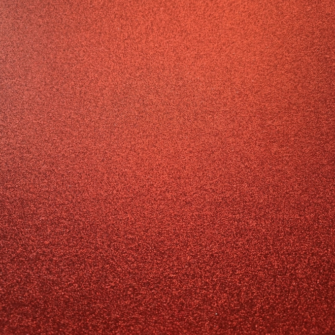 Glitterkartong 30,5×30,5cm - Red Flash