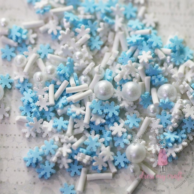 Elemendid "Snowflakes Mix" 8 g