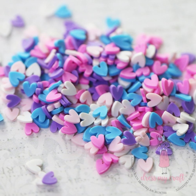 Elemendid "Pastel Hearts" 8 g