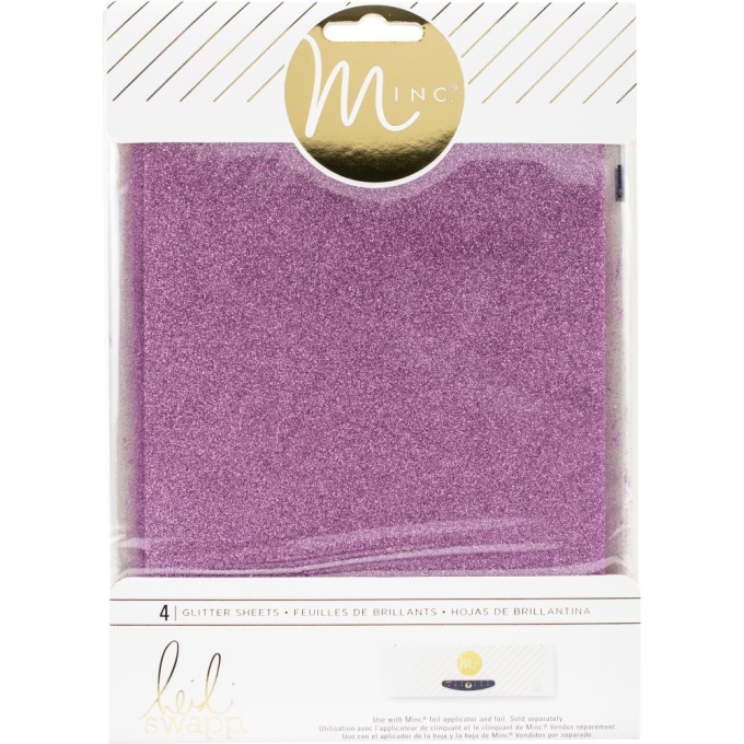 Heidi Swapp Minc Glitterlehed 4 tk