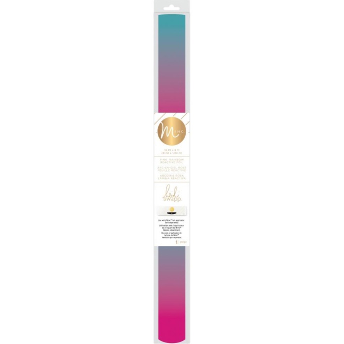 Heidi Swapp Minc Reactive Foolium, Pink Rainbow 1,8m