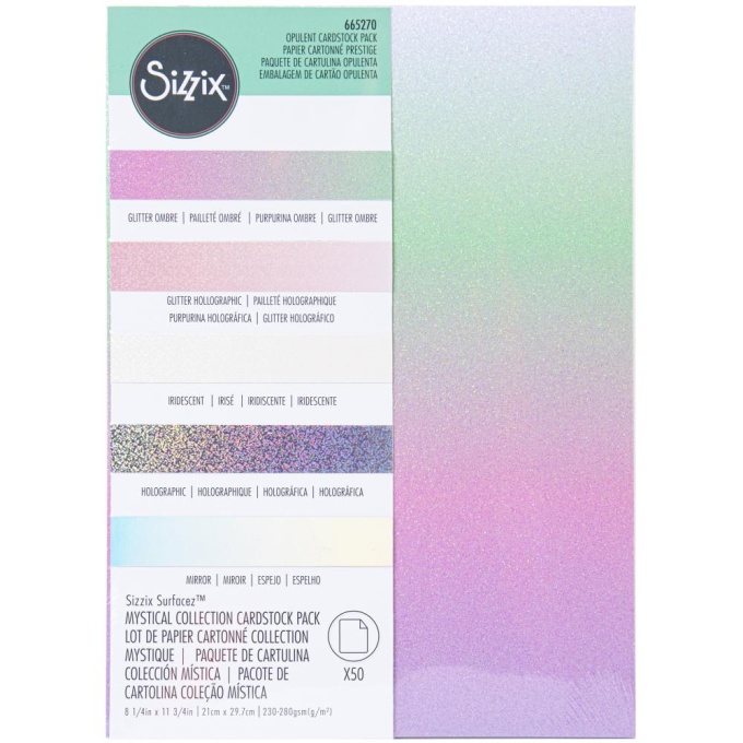 Sizzix Opulent Cardstock Pack (Mystical)