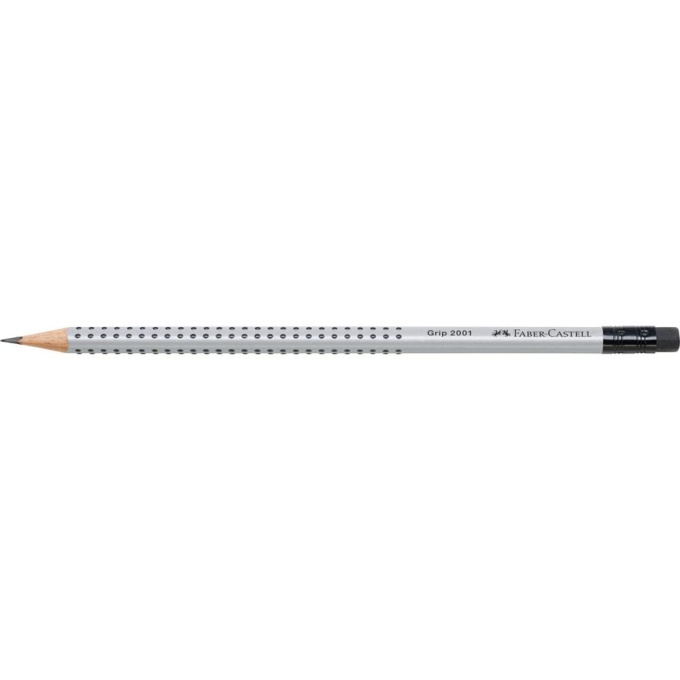 Faber-Castell harilik pliiats Grip 2001, HB hõbe