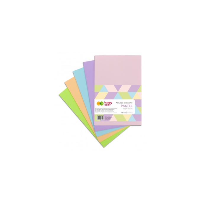 Foam Pastel sheets - Happy Color - 5 colors
