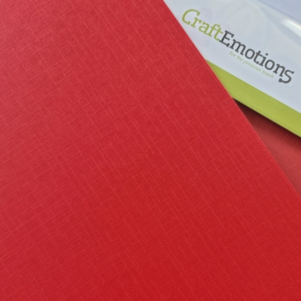 CraftEmotions jõulupunane A4 