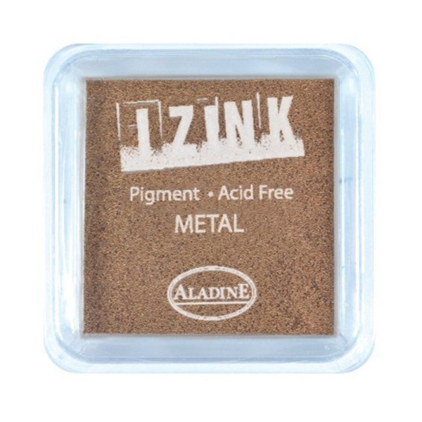 Aladine templivärv Izink Pigment, vask metallik