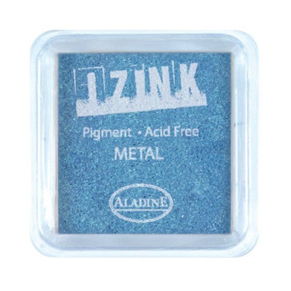 Aladine templivärv Izink Pigment, metallik helesinine