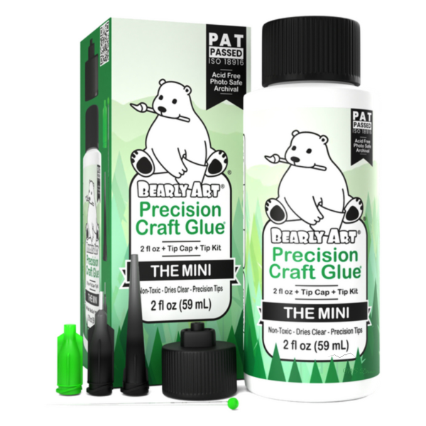 Bearly Art Precision mini Craft Glue + otsikud