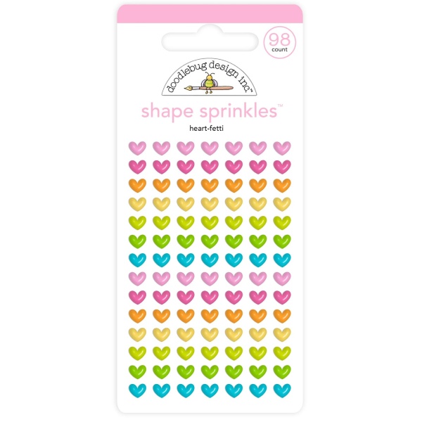 Kleebitavad südamed, Heart-Fetti 98 tk