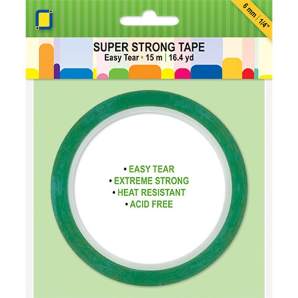 JEJE Super Strong Tape Easy Tear 15m x 6mm