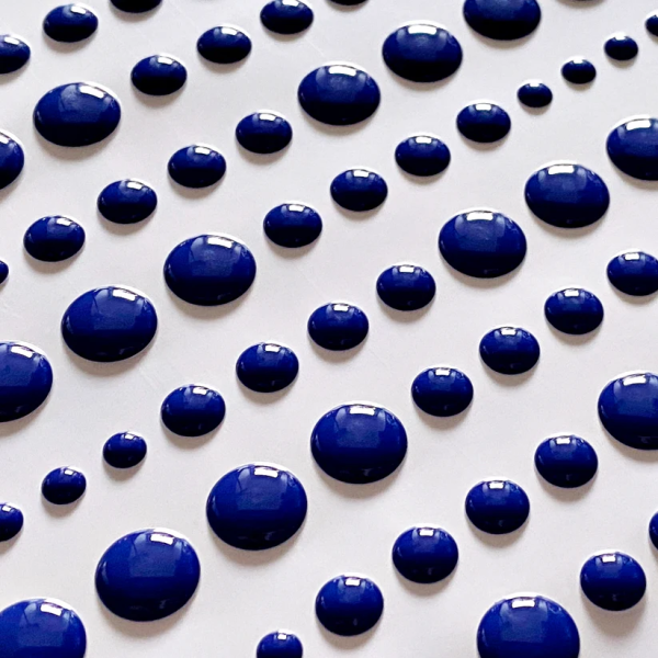 Kleebitavad täpikesed, Royal Blue 96 tk