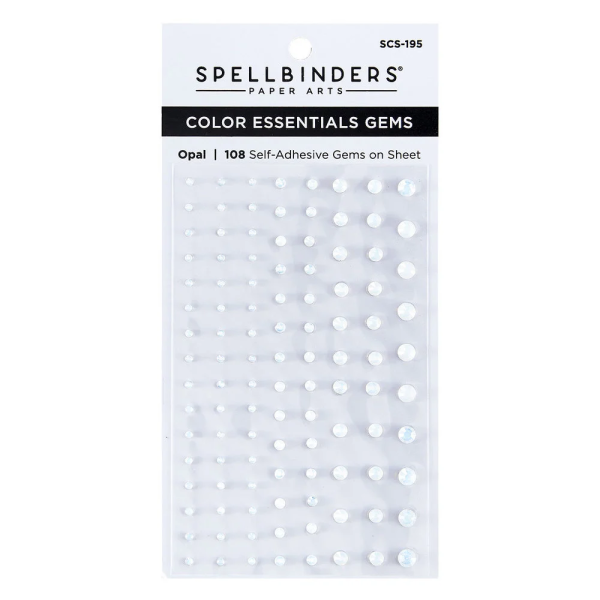Spellbinders kleebitavad kivikesed, Opal 108 tk