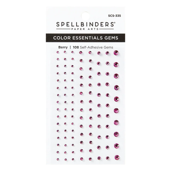 Spellbinders kleebitavad kivikesed, Berry 108 tk