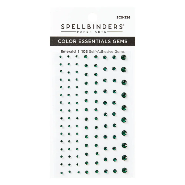 Spellbinders kleebitavad kivikesed, Emerald 108 tk
