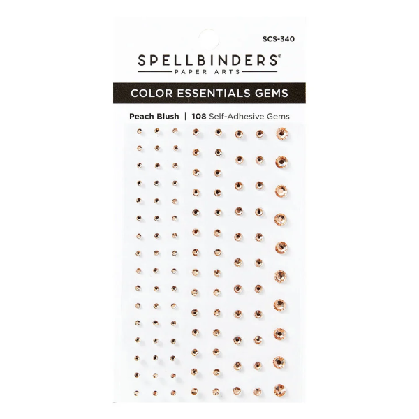 Spellbinders kleebitavad kivikesed, Peach Blush 108 tk
