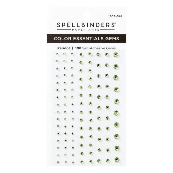 Spellbinders kleebitavad kivikesed, Peridot 108 tk