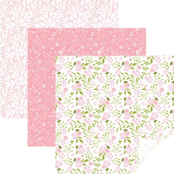 Patterned Iron -On Sampler, In Bloom Pink