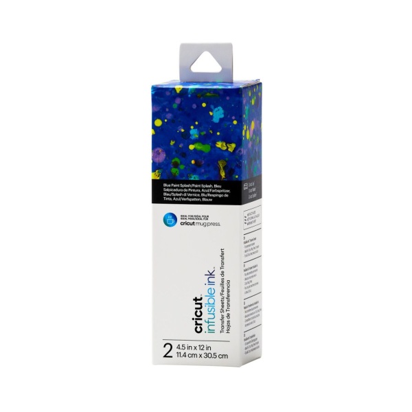 Infusible Ink Transfer Sheets Blue Paint Splash (2 tk)