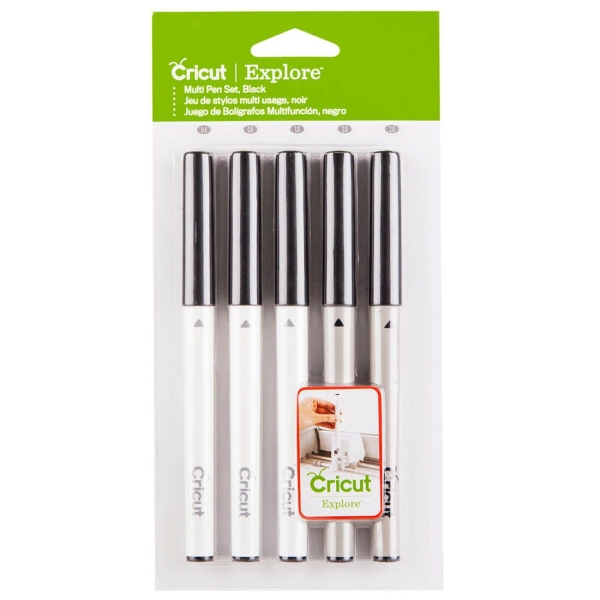 Cricut Multi Pen Set Black (0.4 - 2.0 mm)
