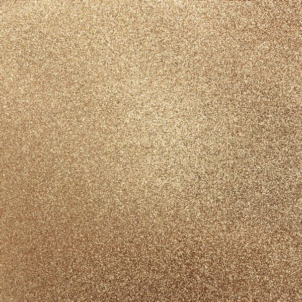 Kahepoolne glitterkartong Rose Gold 12"