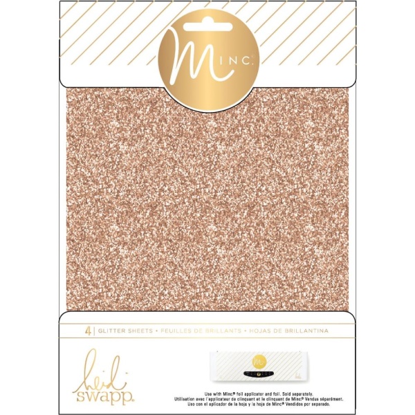 Heidi Swapp Minc Glitterlehed 4 tk