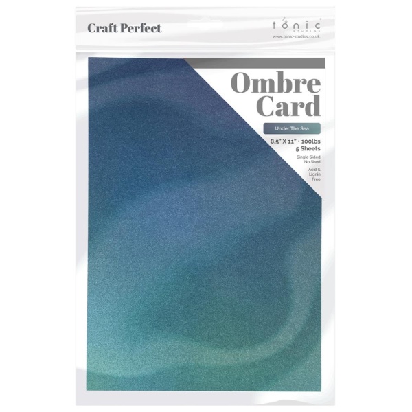 Craft Perfect glitterkartong Ombre Under The Sea