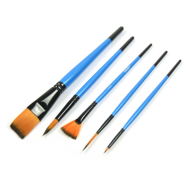 Vesivärvide pintslite komplekt