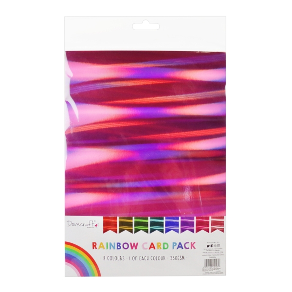 Rainbow A4 Card Pack