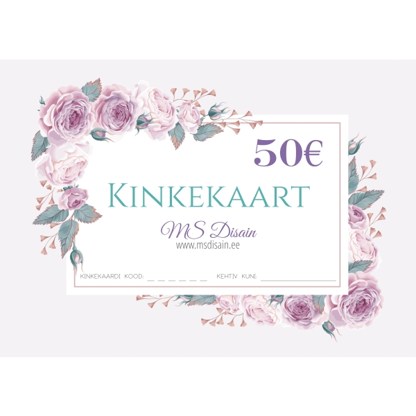 Kinkekaart 50€
