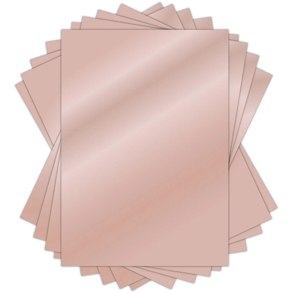 CC peegelkartong, A4 Rose Gold, 10 lehte