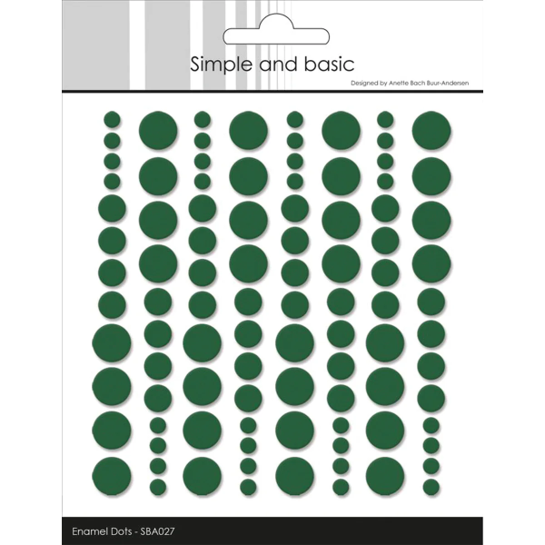 Kleebitavad täpikesed, Forest Green 96 tk