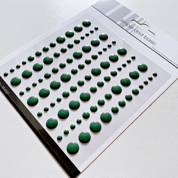 Kleebitavad täpikesed, Forest Green 96 tk