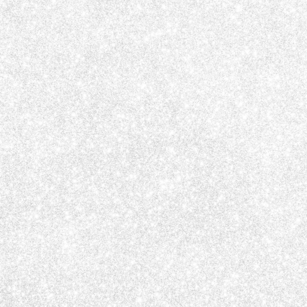 Smart Iron-On Glitter White