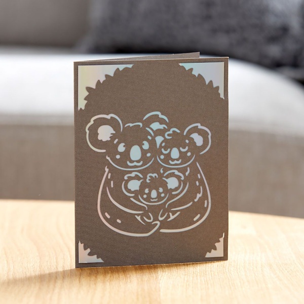 Cricut Joy™ Insert Cards, Gray/Silver Holographic