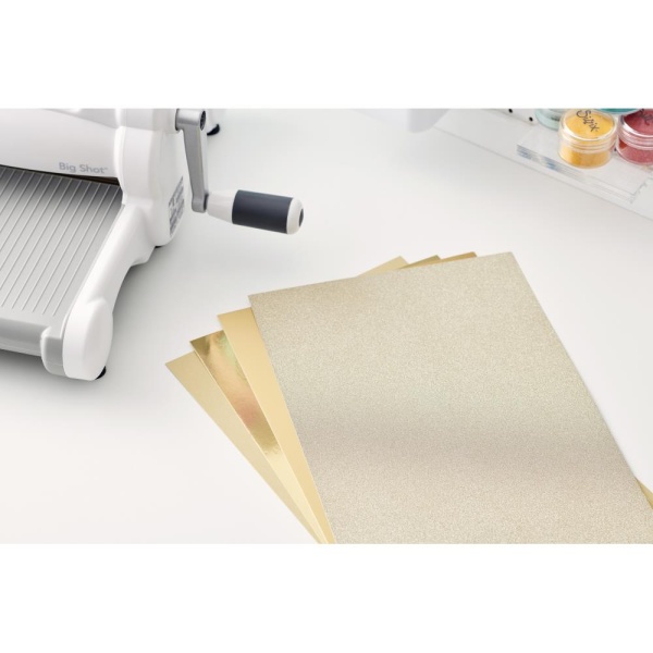 Sizzix Opulent Cardstock Pack (Gold)