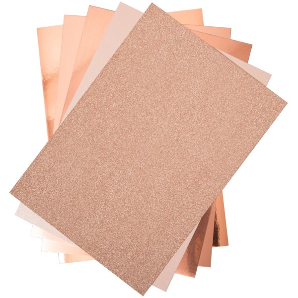 Sizzix Opulent Cardstock Pack (Rose Gold)