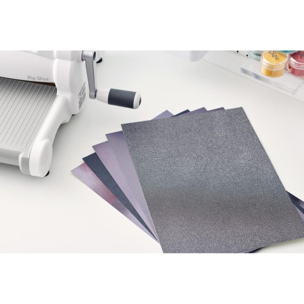 Sizzix Opulent Cardstock Pack (Charcoal)