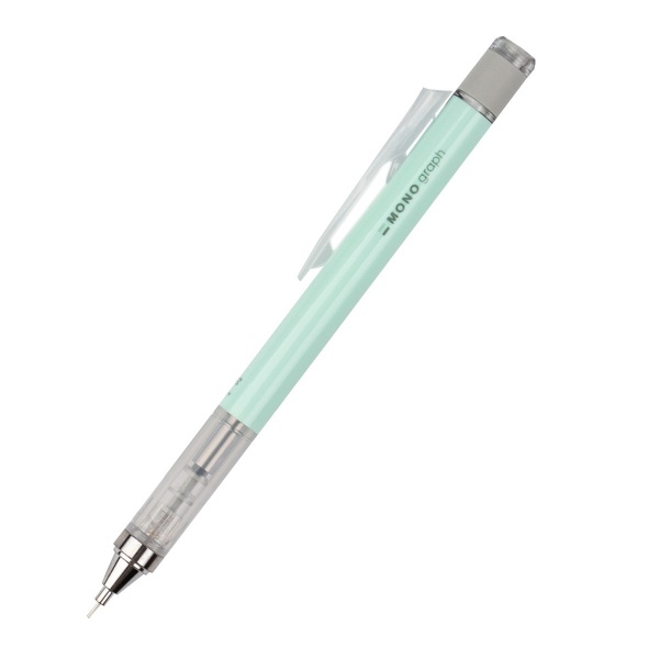 Mehaaniline harilik pliiats kustukummiga, Mint Green 0,5 mm